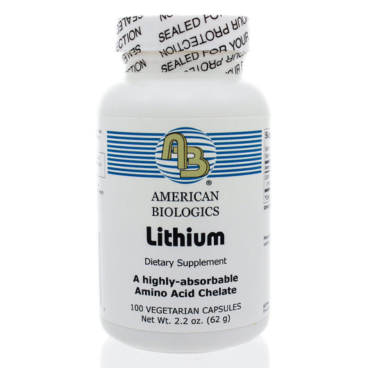 Lithium 2.5mg 100 caps by American Biologics