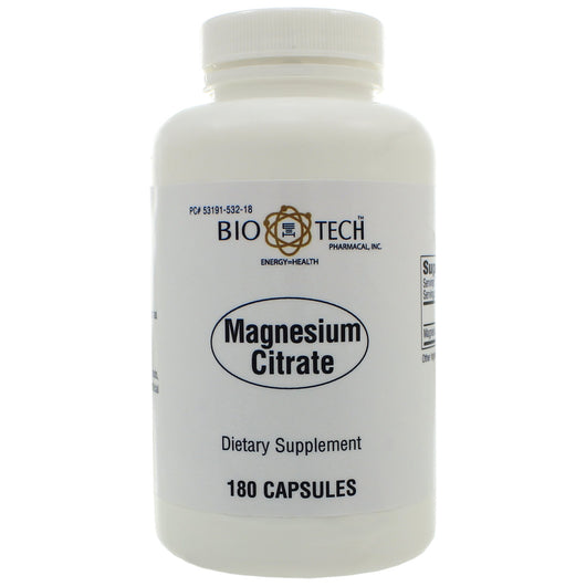 Magnesium Citrate 180 caps by Bio-Tech