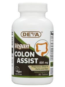 Vegan Colon Assist 90 tabs by Deva Nutrition LLC