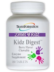Kidz Digest Chewable 180 tabs by Transformation Enzyme