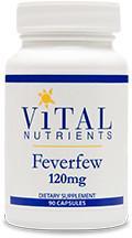 Feverfew Extract 120mg 90ct by Vital Nutrients