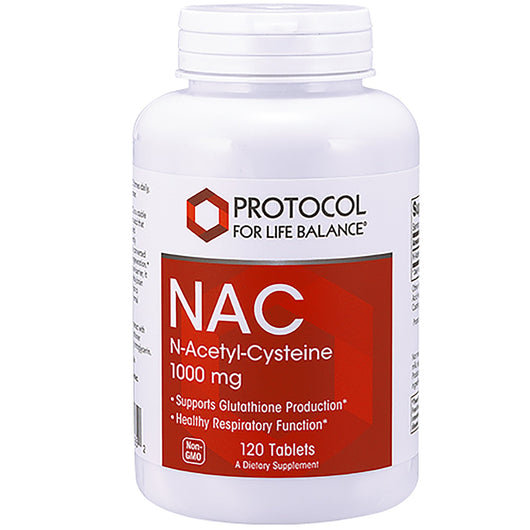 NAC 1000 mg 120 caps by Protocol For Life Balance