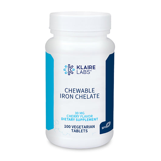 Chewable Iron Chelate 100 tabs by Klaire Labs