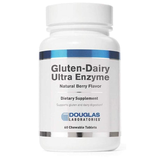 Gluten-Dairy Ultra Enzyme 60 chewable tablets by Douglas Labs