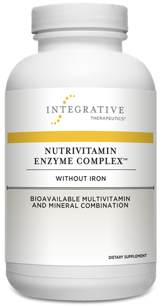 NutriVitamin Enzyme Complex w/o Iron 180ct by Integrative Therapeutics