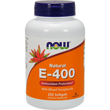 E-400 (Mixed Tocopherols) 250 softgels by NOW Foods