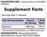 Selenium 100 mcg 100 caps by Kirkman Labs