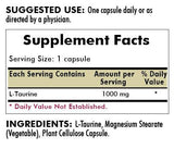 L-Taurine 1000 mg 100 caps by Kirkman Labs