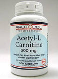 Acetyl-L-Carnitine 500 mg 100 caps by Protocol For Life Balance
