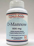D-Mannose 500 mg 90 caps by Protocol For Life Balance