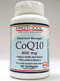 CoQ10 600 mg 60 gels by Protocol For Life Balance