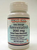 Resveratrol 200 mg 60 vcaps by Protocol For Life Balance