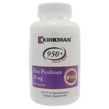 Zinc Picolinate 25 mg 150 caps by Kirkman Labs