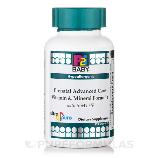 P2i Baby Prenatal Adv Care Vit & Min Formula w/5-MTHF 120 caps by Kirkman Labs