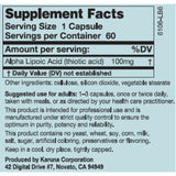 Alpha Lipoic Acid 100 mg 60 caps by Karuna