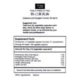T20 Stephania and Astragalus Formula, Fang Ji Huang Qi Tang 100 vcaps by TCMzone