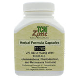 T176 Anemarrhena, Phellodendron, and Rehmannia Formula, Zhi Bai Di Huang Wan 100 vcaps by TCMzone