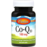 CoQ10 100 mg 90 gels by Carlson Labs
